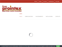 Tablet Screenshot of grupoprointex.com